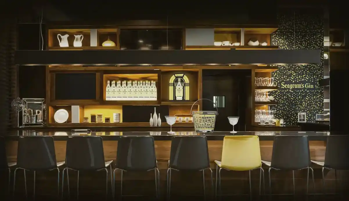 Seagram's Gin - bar